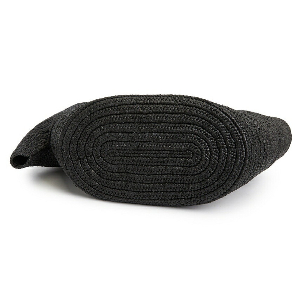 LOEWE x Paula Ibiza Elephant Raffia Basket Bag Black - Picture 5 of 9